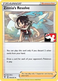 Zinnia's Resolve #164 Prize Pack Series Cards
