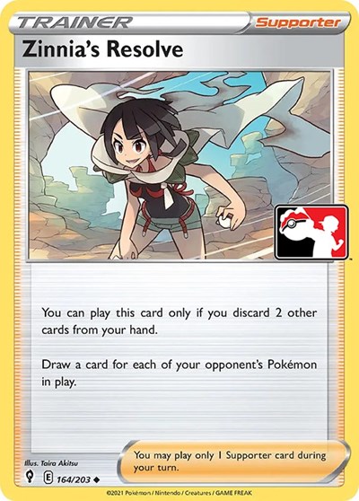 Zinnia's Resolve #164 Prize Pack Series Cards