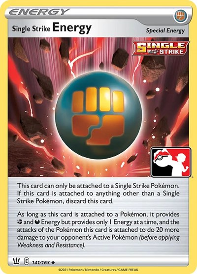 Single Strike Energy #141 Prize Pack Series Cards