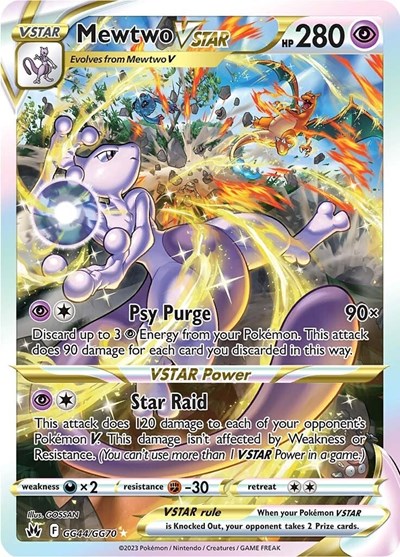 Mewtwo VSTAR #GG44 Crown Zenith: Galarian Gallery