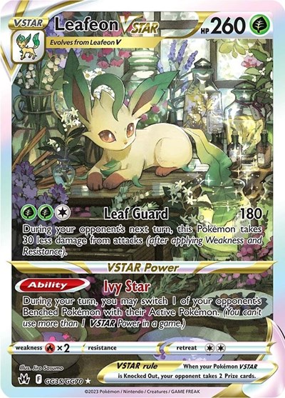 Leafeon VSTAR #GG35 Crown Zenith: Galarian Gallery