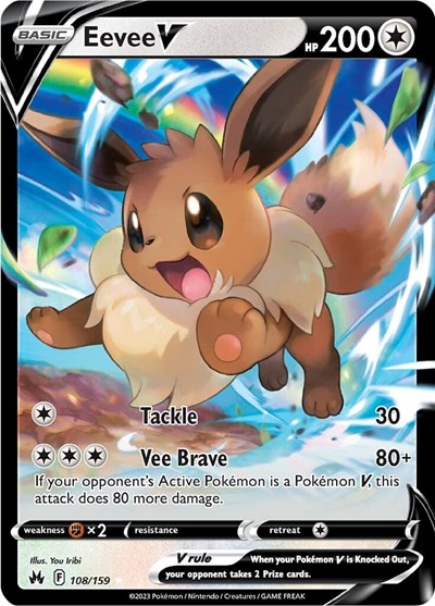 Eevee V #108 Crown Zenith