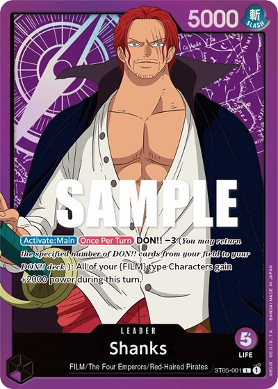 Shanks #ST05-001 Starter Deck 5: Film Edition