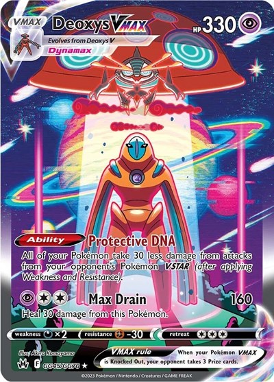 Deoxys VMAX #GG45 Crown Zenith: Galarian Gallery