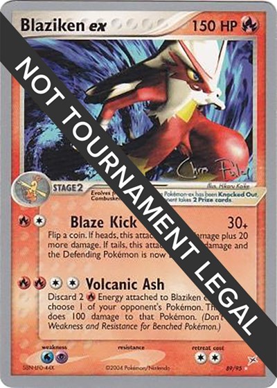Blaziken ex - 2004 #89 World Championship Decks