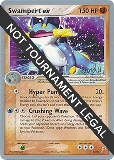 Swampert ex - 2004 #95 World Championship Decks