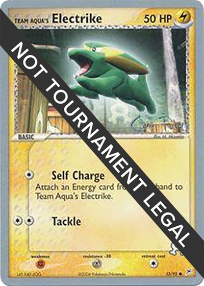 Team Aqua's Electrike - 2004 #27 World Championship Decks