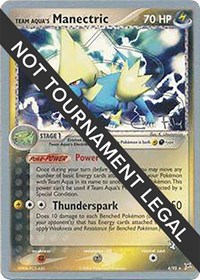Team Aqua's Manectric - 2004 #4 World Championship Decks