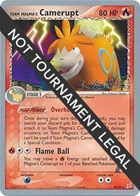 Team Magma's Camerupt - 2004 #19 World Championship Decks
