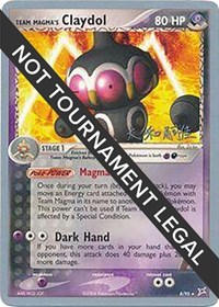 Team Magma's Claydol - 2004 #8 World Championship Decks