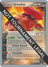 Team Magma's Groudon - 2004 #9 World Championship Decks