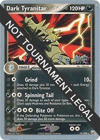 Dark Tyranitar (19) - 2005 #19 World Championship Decks