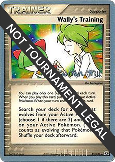 Wally's Training - 2005 #85 World Championship Decks