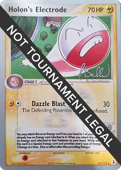 Holon's Electrode - 2006 #21 World Championship Decks