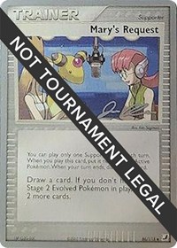 Mary's Request - 2006 #86 World Championship Decks
