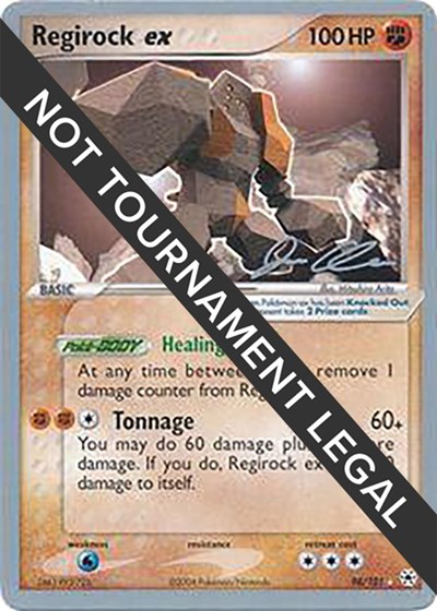Regirock ex - 2006 #98 World Championship Decks