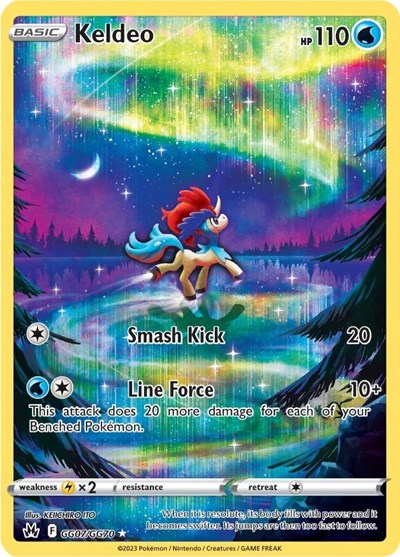 Keldeo #GG07 Crown Zenith: Galarian Gallery