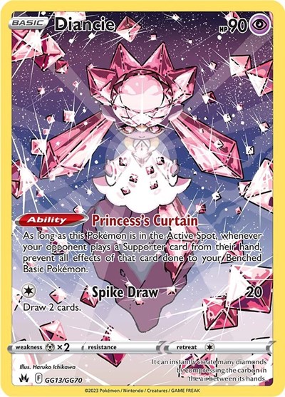 Diancie #GG13 Crown Zenith: Galarian Gallery