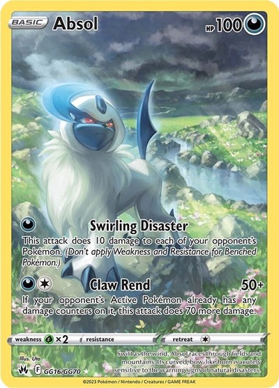 Absol #GG16 Crown Zenith: Galarian Gallery