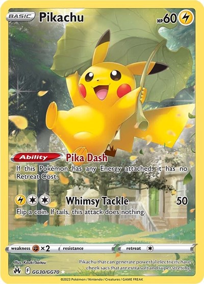 Pikachu #GG30 Crown Zenith: Galarian Gallery
