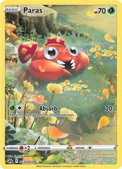 Paras #GG32 Crown Zenith: Galarian Gallery