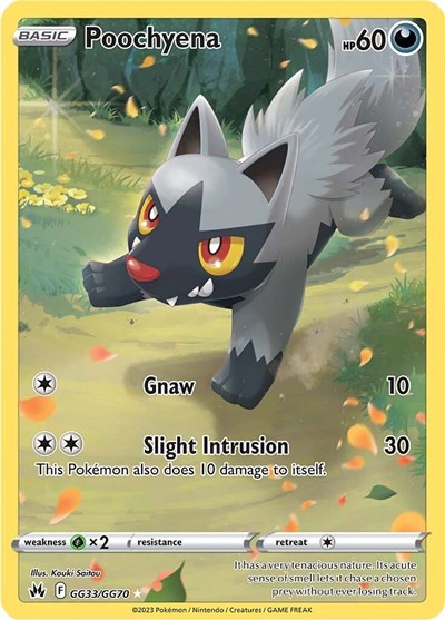 Poochyena #GG33 Crown Zenith: Galarian Gallery