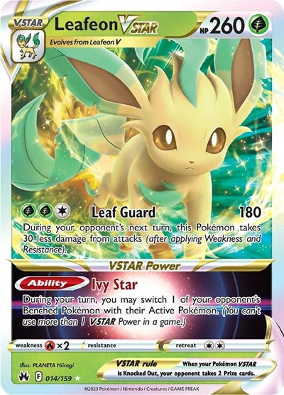 Leafeon VSTAR #14 Crown Zenith