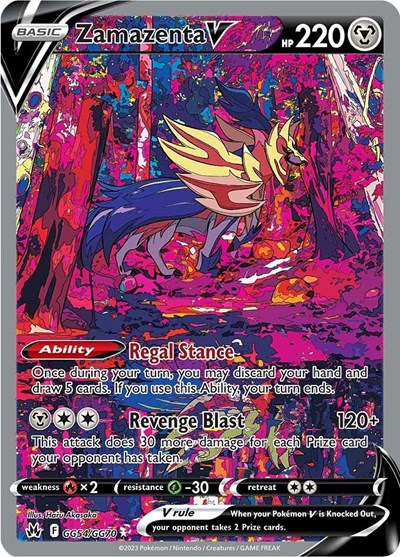 Zamazenta V #GG54 Crown Zenith: Galarian Gallery