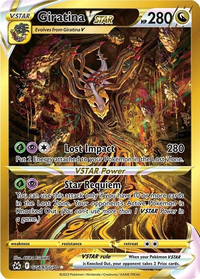 Giratina VSTAR #GG69 Crown Zenith: Galarian Gallery