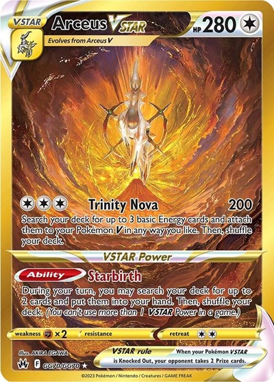 Arceus VSTAR #GG70 Crown Zenith: Galarian Gallery