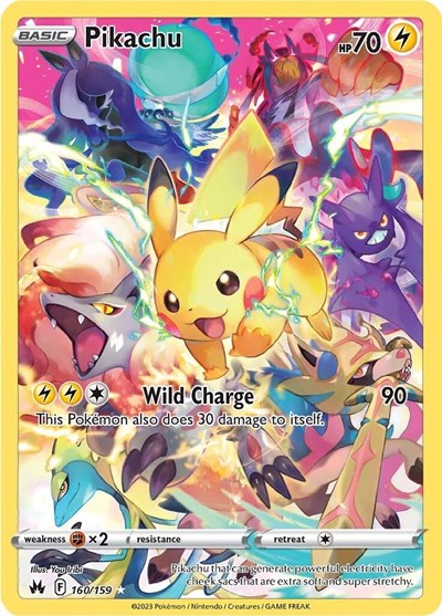 Pikachu #160 Crown Zenith