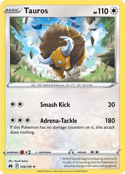 Tauros #106 Crown Zenith