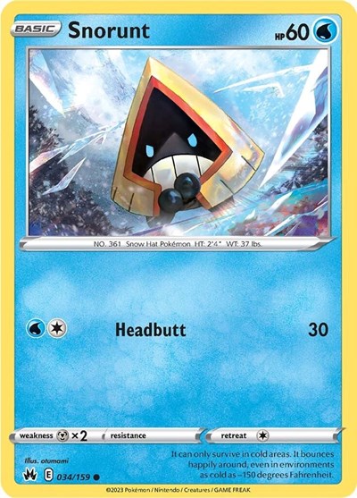 Snorunt #34 Crown Zenith