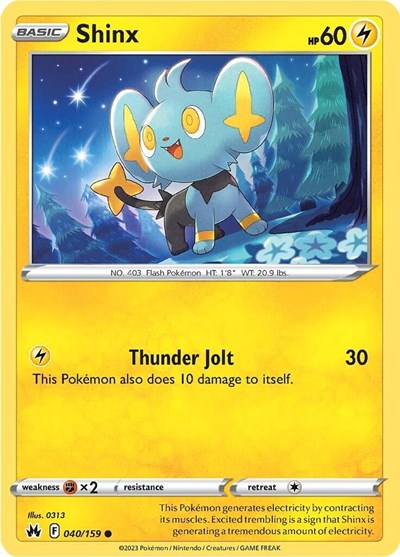 Shinx #40 Crown Zenith