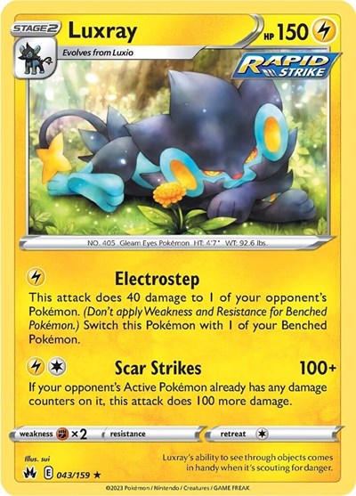 Luxray #43 Crown Zenith