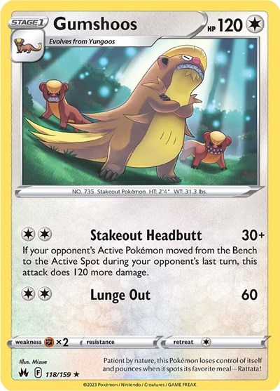 Gumshoos #118 Crown Zenith