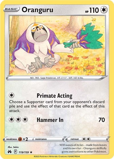 Oranguru #119 Crown Zenith