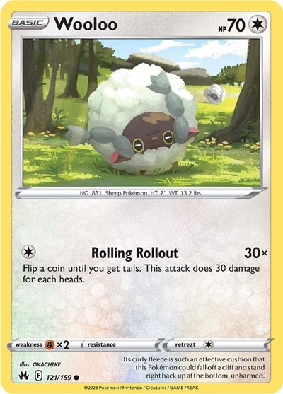 Wooloo #121 Crown Zenith