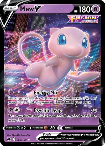 Mew V #60 Crown Zenith
