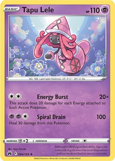 Tapu Lele #64 Crown Zenith