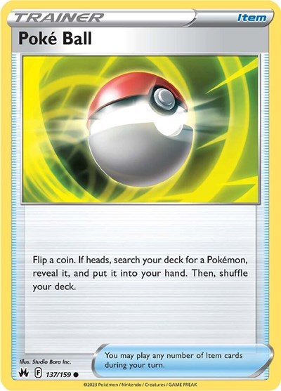 Poke Ball #137 Crown Zenith