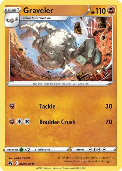 Graveler #68 Crown Zenith