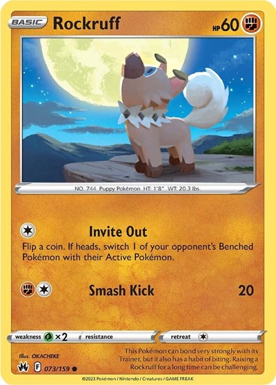 Rockruff #73 Crown Zenith