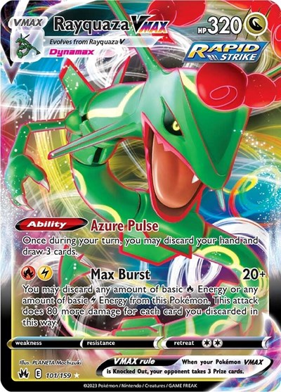 Rayquaza VMAX #101 Crown Zenith