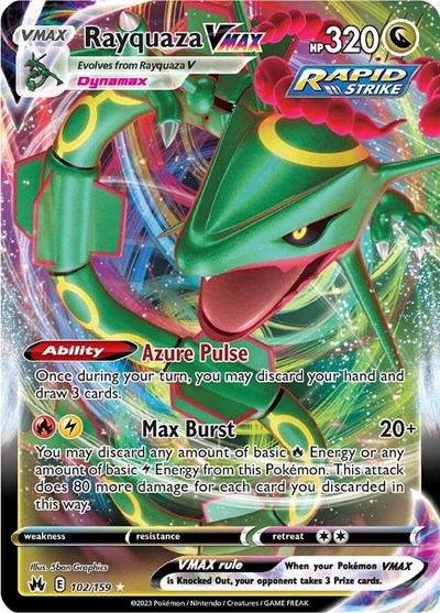 Rayquaza VMAX #102 Crown Zenith