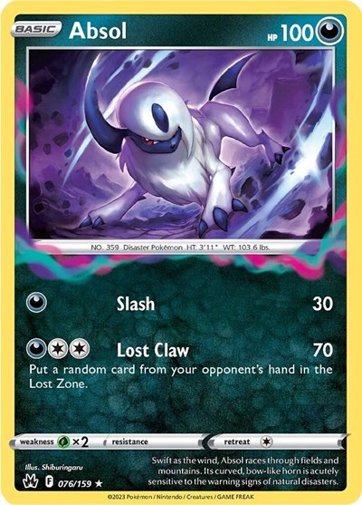 Absol #76 Crown Zenith
