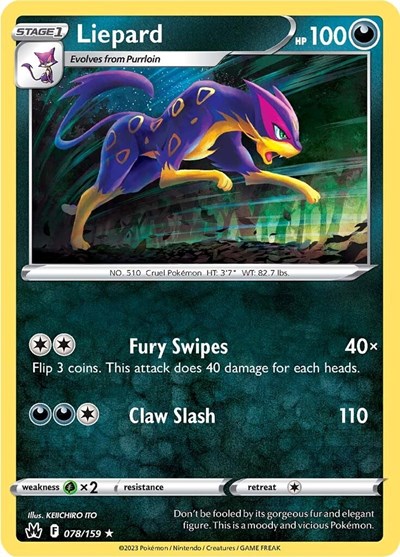 Liepard #78 Crown Zenith