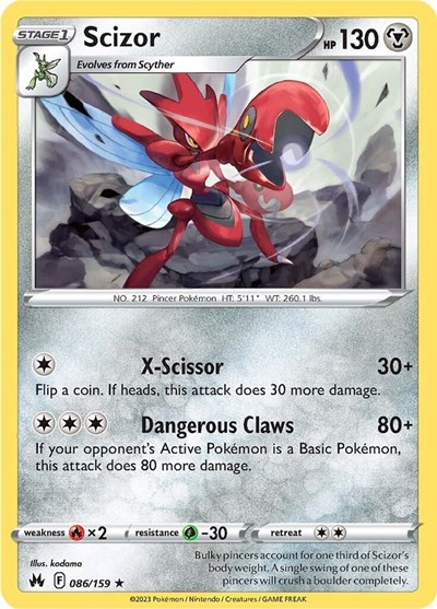 Scizor #86 Crown Zenith
