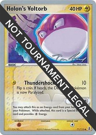 Holon's Voltorb - 2007 #71 World Championship Decks
