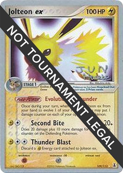 Jolteon ex - 2007 #109 World Championship Decks